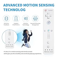 2 Pack Wii Remote with Wii Motion Plus Inside