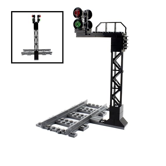 Train Traffic Light Signal Track Cross for 7938 7939 60051 60052 Railway