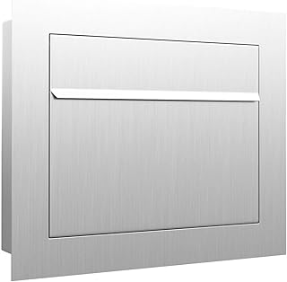 Unterputz-Briefkasten, Design Einbaubriefkasten Sora Edelstahl - Bravios