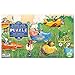 eeBoo Busy Vehicles Panoramic Floor Puzzle, 36 pieces
