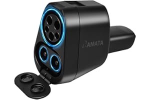 RAMATA Tesla Model Y 3 S X Accessories 2024 2025, 250KW Fast Tesla Charger Adapter, Tesla to J1772 Adapter CCS 2in1 Compatible with Level 1 2 3 Charging Stations with CCS1& J1772 Plug