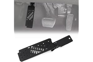 PSLER Dead Pedal for JL Left Side Foot Rest Kick Panel for Jeep Wrangler JL JLU Gladiator JT 2018 2019 2020 2021 2022 2023 Dr