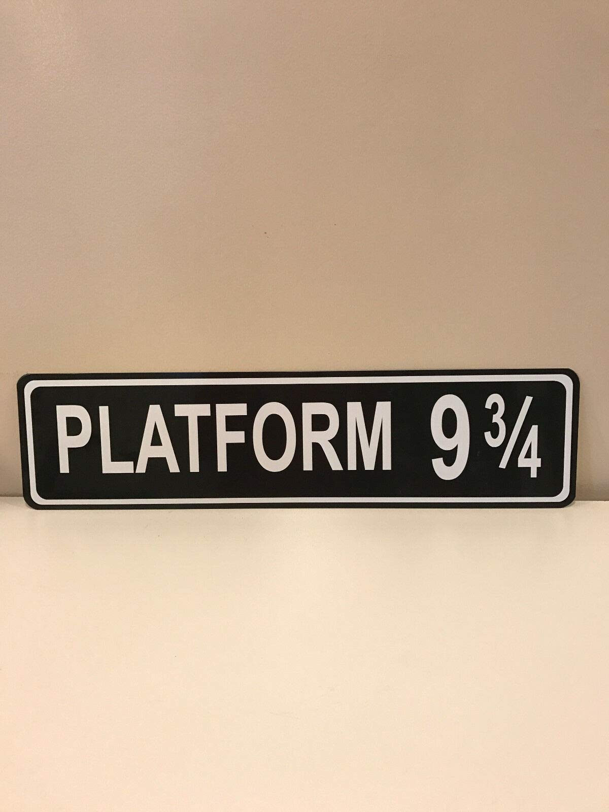 PLATFORM 9 3/4 Street/Road Name Sign! Choice of Colors! New Home Decor Metal Sign street sign 10x40 cm