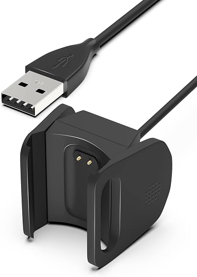 Bicmice USB Charger Cable for Fitbit Charge 3 SE 3.3ft Replacement Charging