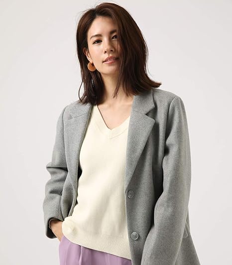 Amazon アズールバイマウジー コート スタンダード チェスター