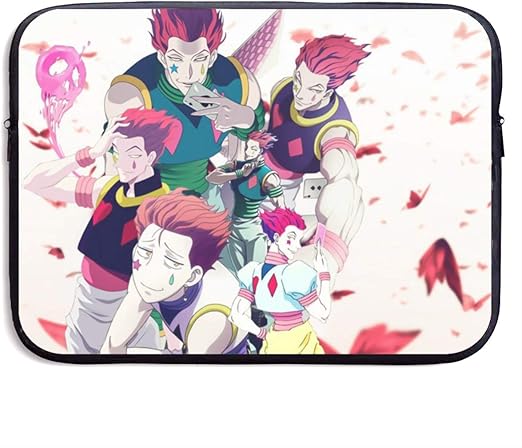 Amazon Com Neoprene Retro Waterproof Laptop Sleeve Bags For 13 Inch Tablet Cute Hunter Hisoka Morow Anime Hxh Fan Art Vertical Style Protective Briefcase Computer Handbags