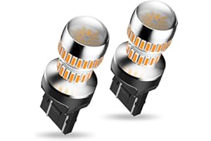 AUXITO 7443 7440 LED Turn Signal Light Tail Light Bulbs Amber Yellow 400% Brighter T20 7440A 7441 7444 7444NA W21W LED Bulbs