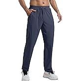 BALWUKO Men's Lightweight Sweatpants with Pockets Quick Dry Breathable Workout Pants for Men Athletic Gym Running Joggers
