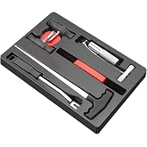 UTMALL Windshield Removal Tool Kit 7pc Automotive Wind Glass Removal Hand Tool Windscreen Remover Set