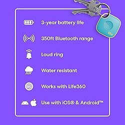Tile by Life360 Mate - Bluetooth Tracker, Keys