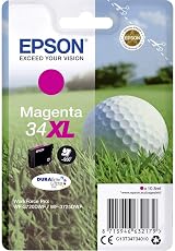 Epson 34XL Magenta Golfball High Yield DURABrite Ultra Ink Cartridge 10.8ml