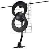 Antennas Direct ClearStream 2V TV Antenna, 60+ Mile Range, UHF/VHF, Multi-directional, Indoor, Attic, Outdoor, Mast w/Pivotin