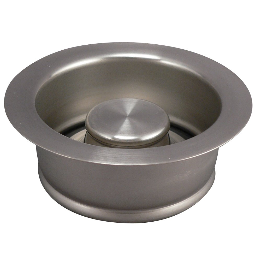 Plumb Pak PP5417DSBN Universal Garbage Disposal Flange and Stopper, Fits Standard 3-1/2-Inch Openings, Brushed Nickel