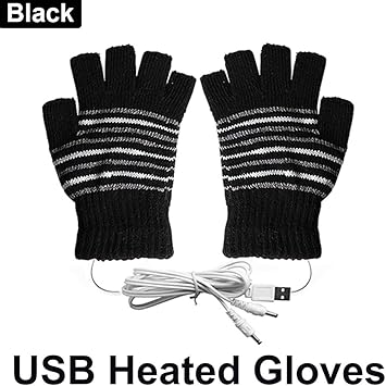 Aikin Usb Heated Gloves For Men And Women Mitten Usb 2 0 Powered Stripes Heating Pattern Knitting Wool Heated Gloves Hands Warmer Laptop Computer Aikin Usb Heated Gloves For Men And Women Mitten Usb 2 0 Powered Stripes Heating Pattern Knitting Wool Heated Gloves Hands Warmer Laptop Computer