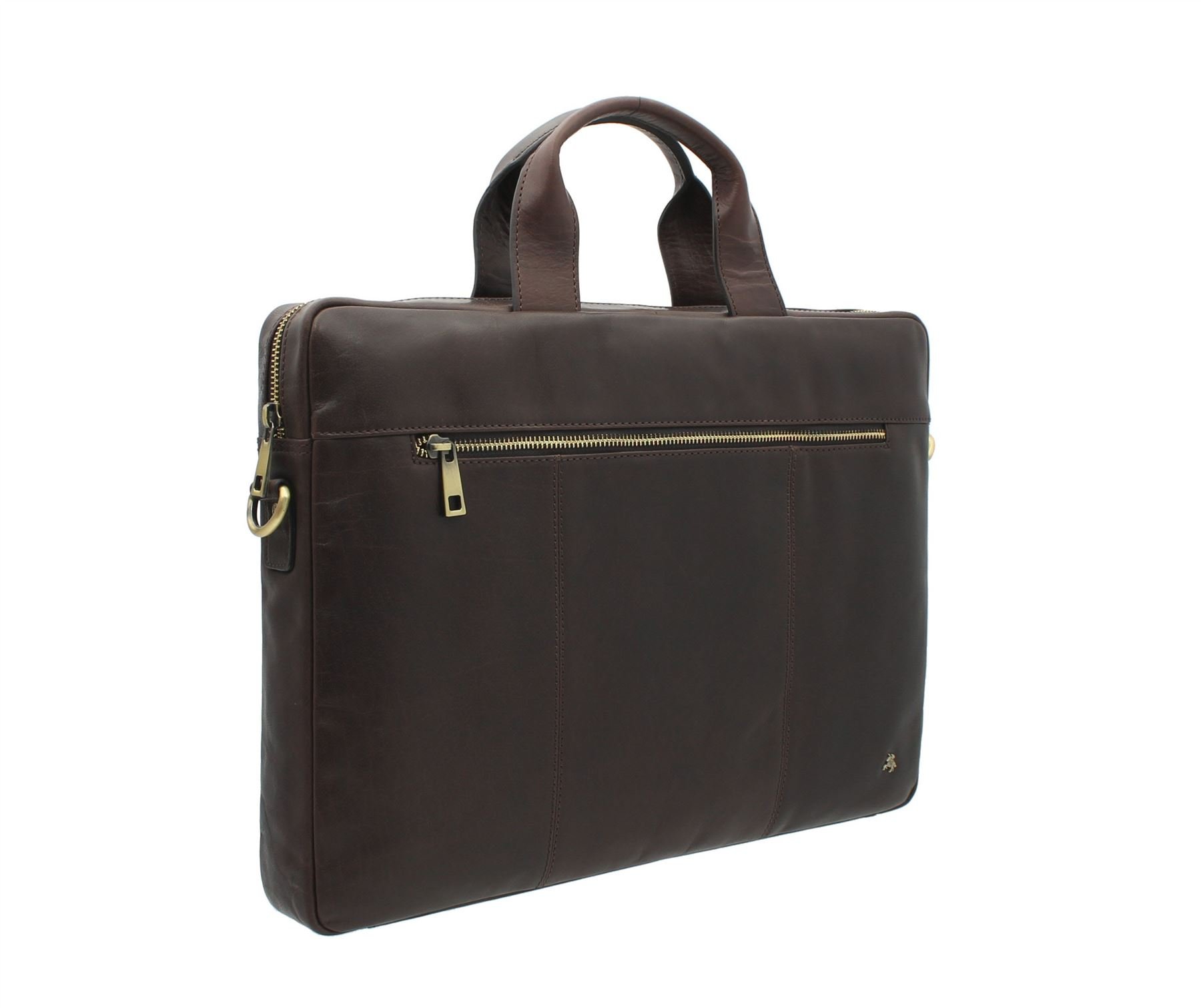 VISCONTI Merlin Collection CHARLES A4 Business Bag ML28 Brown