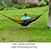 Enover Double Size Backpacking / Camping Hammock with Breathable Waterproof Parachute Nylon for Outdoor Recreation