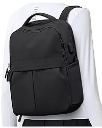 CADOLIM Black Laptop Backpack For Women Travel