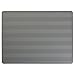 mDesign Silicone Chevron Dish Drying Mat for Kitchen Countertops - Large, Gray