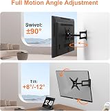 Grifema GB1008-2 TV Wall Bracket 13-43 inch Vesa 200x200 20kg view 5