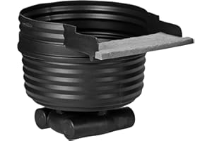 Little Giant WF10 Biological Waterfall Filter for Garden and Koi Ponds Up to 10,000 Gallons, Black, 571011