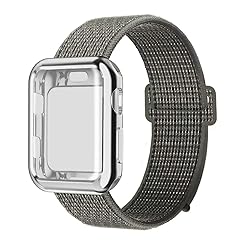 QIENGO Compatible with Apple Watch Band with Case