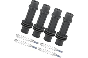 Motoforti 4 Set Engine Ignition Coil Boot Kit No.1208092/1208096/19005362 Fit for Chevrolet Cruze 2011-2015 Long-lasting