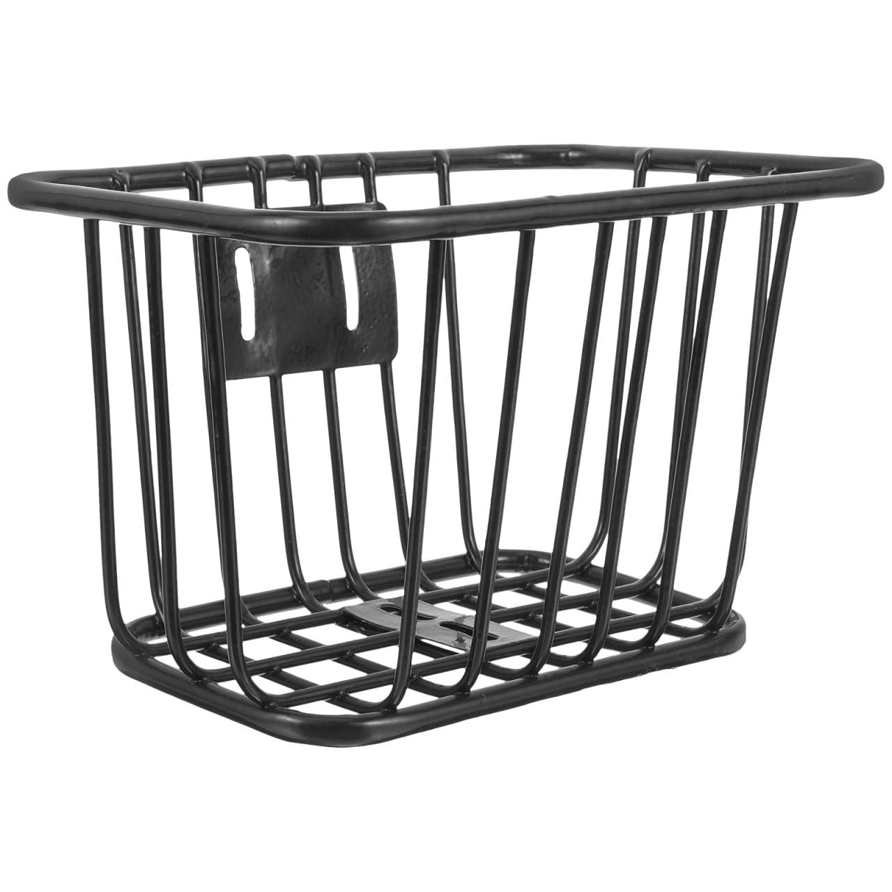 INOOMP Kids Bike Basket Front Rack 9.84X7.09X5.91In Sturdy Metal Cycling Basket Convenient Front for Children S Bikes Outdoor Use