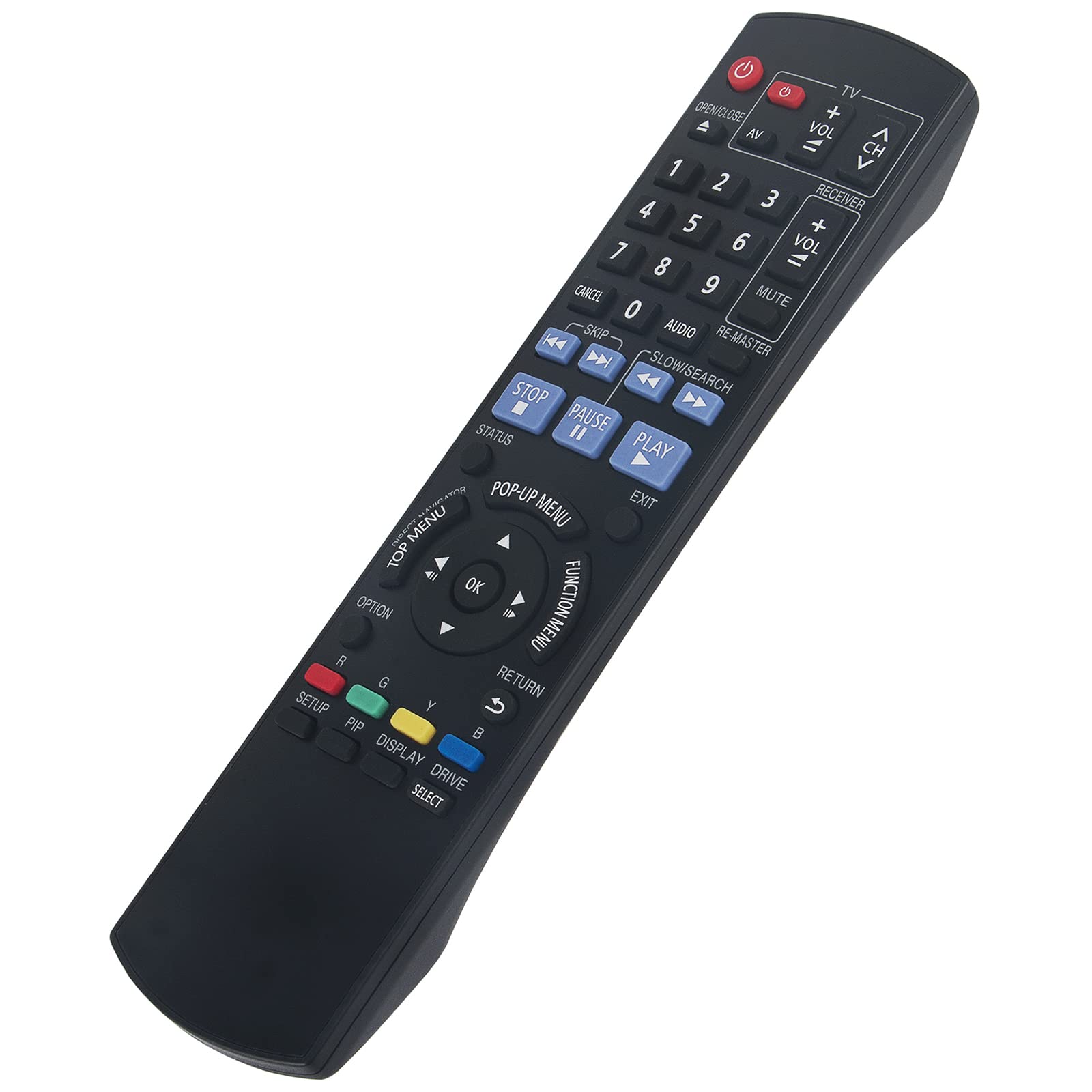 N2QAYB000511 Sub N2QAYB000510 Replacement Remote Control Fit for Panasonic Blu-ray Disc Player DMP-BDT300 DMPBDT300