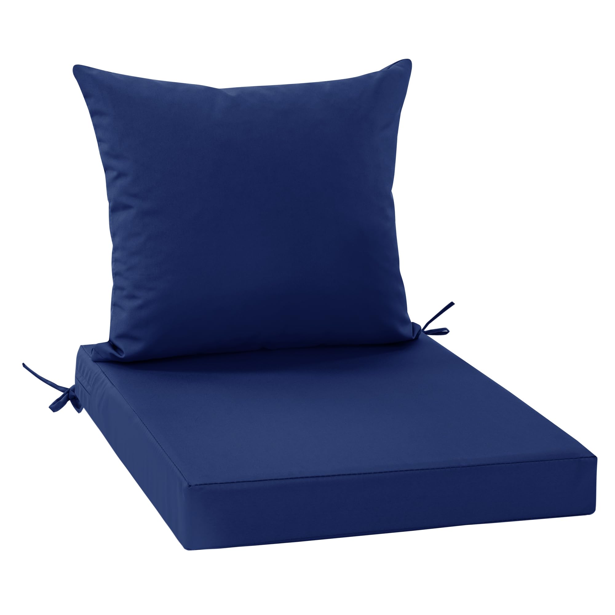 Photo 1 of 22'x22'' Outdoor Chair Cushion, Patio Furniture Cushions, Water-Repellent and Fade-Resistant Outdoor Cushion for Patio, Garden, Deck, or Porch - Navy