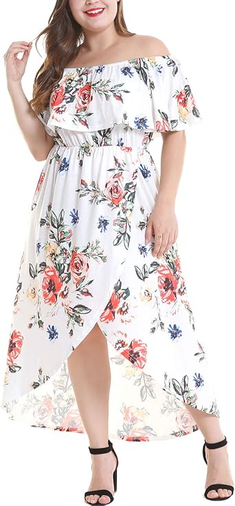 printed one piece long dress