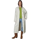 Velvet by Graham & Spencer Women's Elaine Sanded Twill Oversized Coat, Parchment, X-Large
