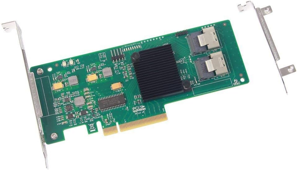 LSI Internal PCI-Express SAS/SATA HBA, 9211-8I, 8-Port 6Gb/s Controller Card