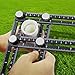 HIDOLL Construction Rulers Aluminum Template Tool Multi Scale Ruler for Layout and Linear Measurement