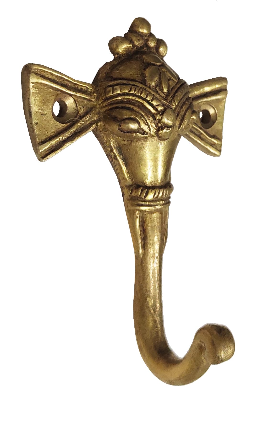 Purpledip Unique Wall Hook Hanger: Ganesha, The Elephant God