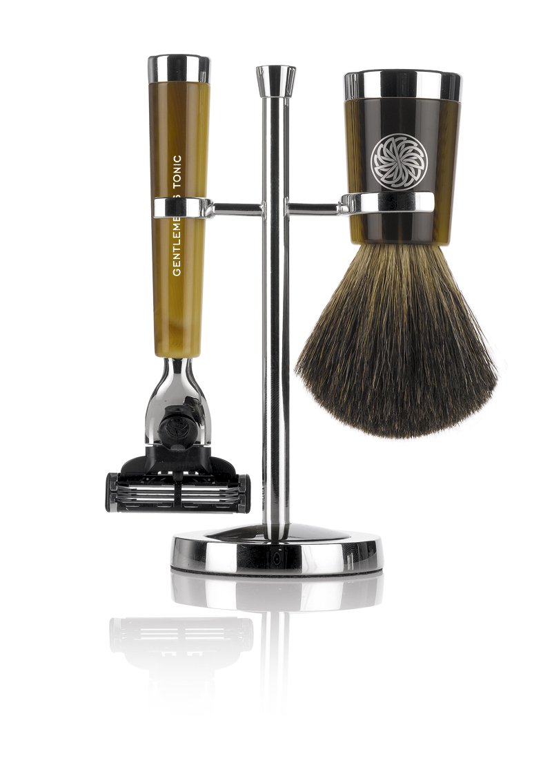 Gentlemen's Tonic Savile Row Shaving Set (Horn)