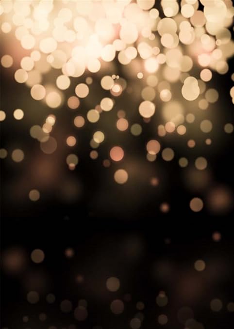 Bokeh Luz Halo Lunares Foto Telon De Fondo Negro Noche Fondos Para