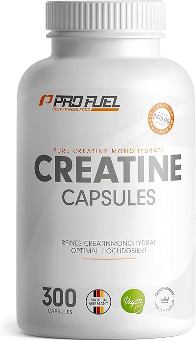 Creatin 5000 Giga Caps - 5000 mg Creatin pro Tag - hochdosierte Creatinkapseln mit 1137 mg Creatine-Monohydrate pro Kapsel - laborgeprüfte Kreatin-Monohydrat Kapseln - 100% vegan - 300x