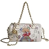 Graffiti Crossbody bag,Trendy Designer Mini Shoulder Bag,Phone Wallet Purse for Women,Chain Bag for Girls