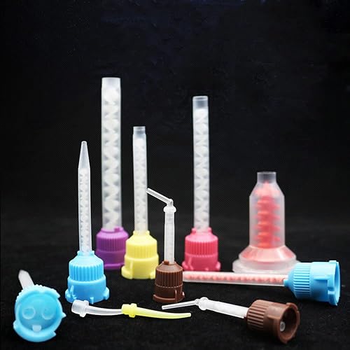 YOUYA DENTAL 50er-Pack Intraoral-Mischtips – Silikon, Gelb – Für Abformmaterial – Blasenfrei, Präzise, Einweg – Zahnmedizin & Labor