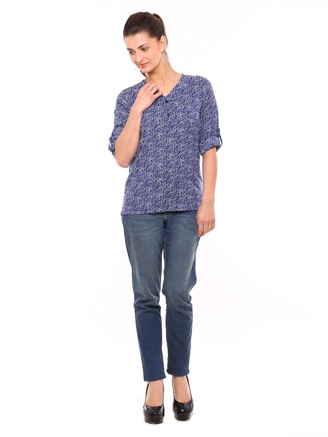 vvoguish women's regular fit cotton top