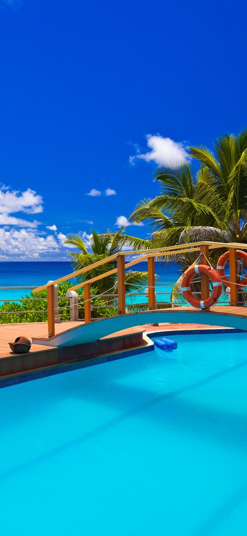 PeelitStickit, Paradise Vacations Wall Murals, ID-002, vinyl