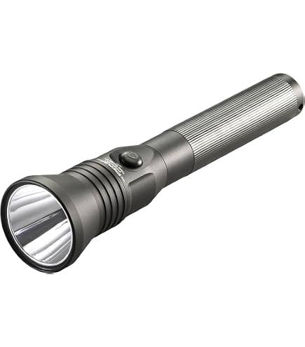 Streamlight 75863 Stinger DS HPL 800-Lumen Flashlight with Charger, Black | 800 lumens; 48,000 candela peak beam; rechargeable capable; includes 120V/12VDC smart charger; multi-mode lighting