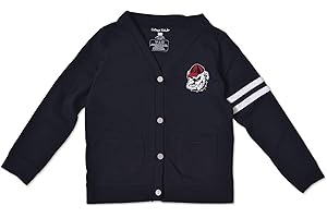 COLLEGE KIDS Georgia Bulldogs Toddler Kids Varsity Cardigan Sweater