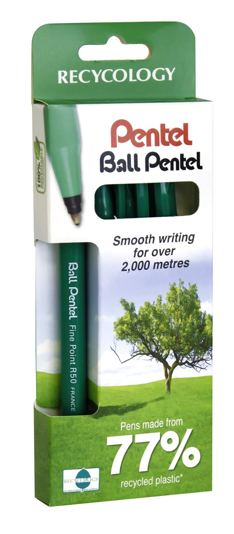 Pentel R50 Rollerball 4pc Wallet - Assorted