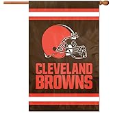 Party Animal Cleveland Browns Banner NFL Flag 44" x 28"
