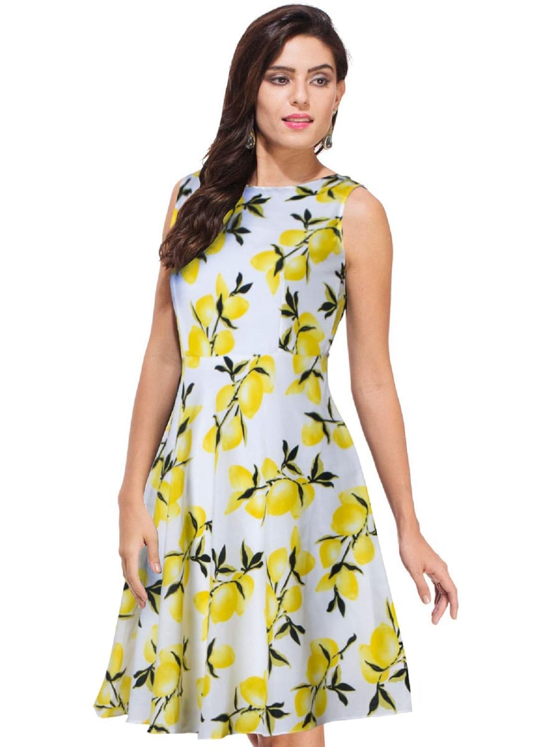 lemon yellow dress