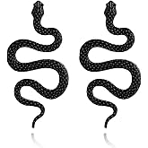Snake Earrings for Women, Mothers Day Gifts for Women, Long Serpent Reputation Punk Gothic Earrings for Teen Girls, Vintage Snake Jewelry Inspired Fans Gift
