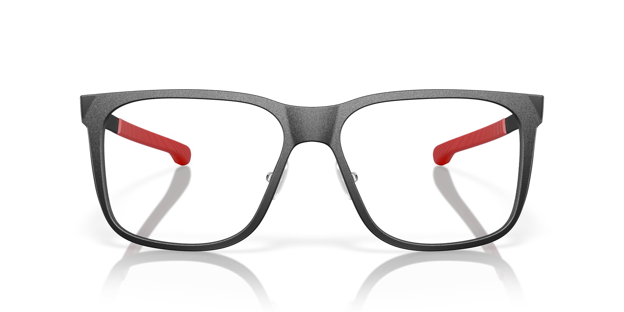 Oakley OX8182 Hip Tone Prescription Eyewear Frames, Satin Light Steel/Demo Lens, 58 mm