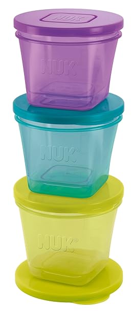 NUK Fresh Foods Frischebehälter zur Aufbewahrung von Babynahrung in 3 Größen