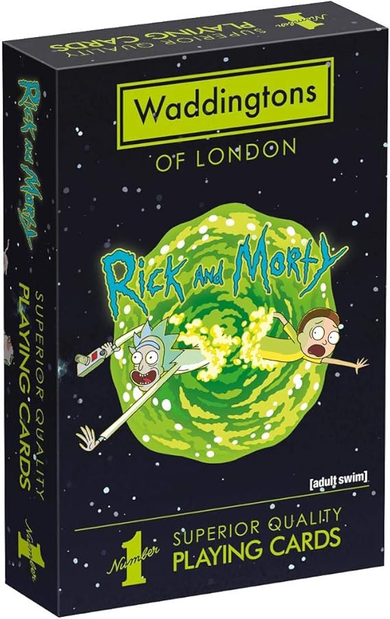 Waddingtons Rick And Morty Number 1 Playing Cards Amazon co uk Toys 